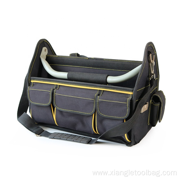 Big Zipped Electrician Carpentry Industry Open Tool Bag